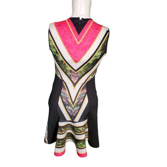 Clover Canyon Cuban Step Flounce Graphic Fit and Flare Mini Dress Sz S - Picture 5 of 8